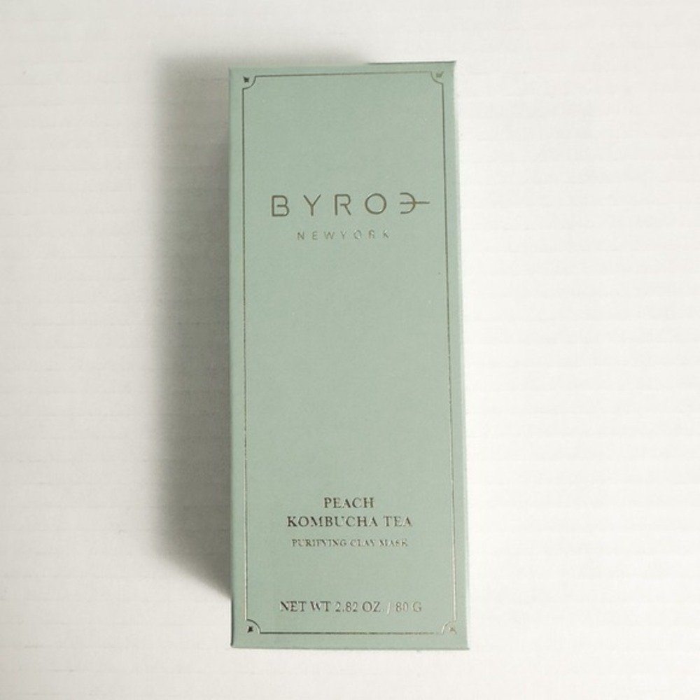 Byroe Peach Kombucha‎ Tea Purifying Clay Mask Full Size 80g New In Box